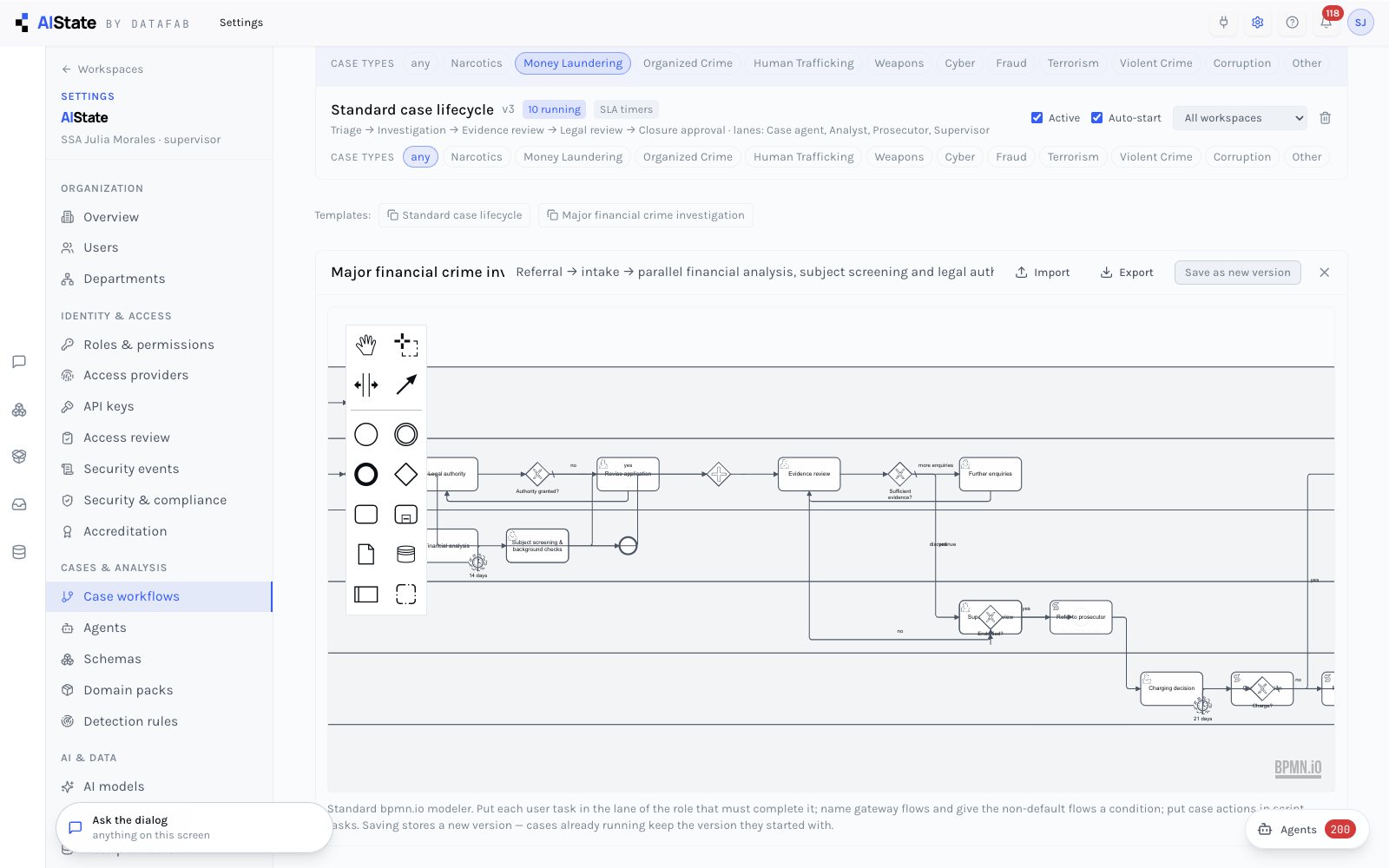 BPMN modeler